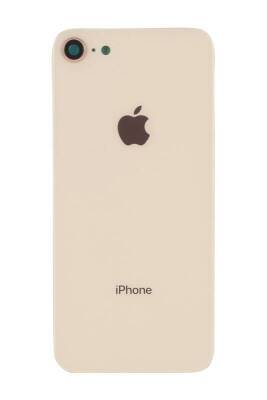 Apple iPhone 8 Arka Kapak Kamera Lensli Gold - 1