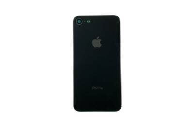 Apple iPhone 8 Arka Kapak Kamera Lensli Siyah - 1