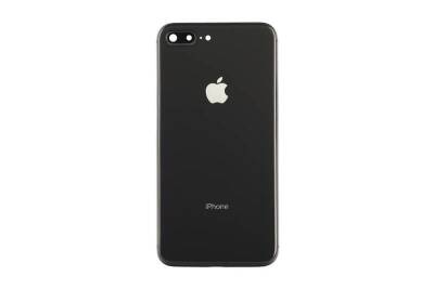 Apple iPhone 8 Plus Kasa Kapak Siyah Boş - 1