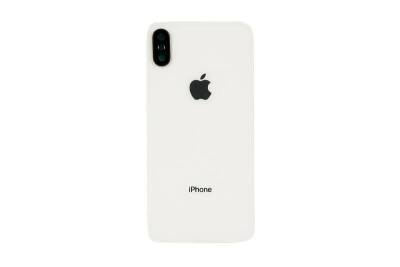 Apple iPhone X Arka Kapak Kamera Lensli Beyaz - 1