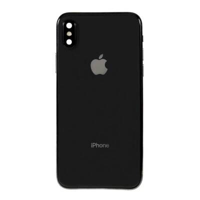 Apple iPhone X Kasa Kapak Siyah Dolu - 1