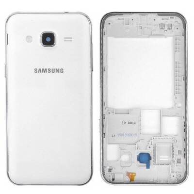 Samsung Galaxy J2 J200 Kasa Kapak Beyaz Çıtasız - 1