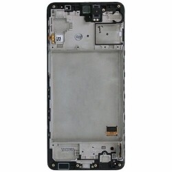 Samsung Galaxy M31s M317 Lcd Ekran Dokunmatik Siyah Servis Çıtalı - 2