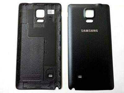 Samsung Galaxy Note 4 N910 Arka Kapak Siyah - 1