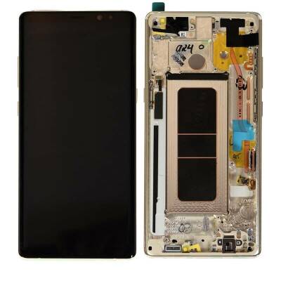 Samsung Galaxy Note 8 N950 Lcd Ekran Dokunmatik Gold Servis GH97-21066D - 1