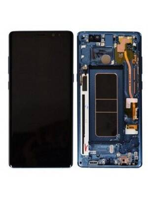 Samsung Galaxy Note 8 N950 Lcd Ekran Dokunmatik Mavi Servis GH97-21066B - 1