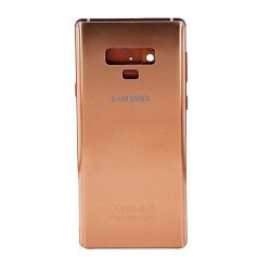 Samsung Galaxy Note 9 N960 Kasa Kapak Gold Çıtalı - 1