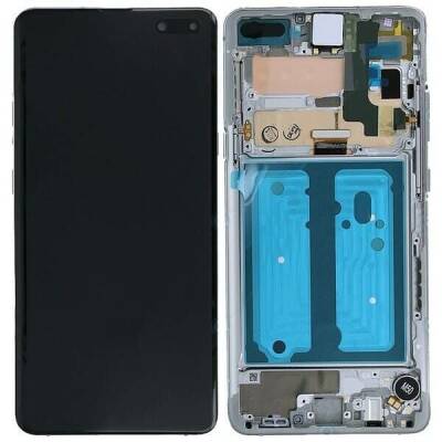 Samsung Galaxy S10 5g G977b Lcd Ekran Dokunmatik Silver Servis Gh82-20442a - 1