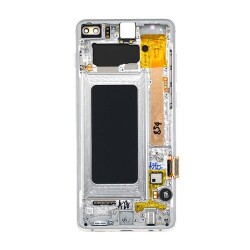 Samsung Galaxy S10 Plus G975 Lcd Ekran Dokunmatik Beyaz Servis GH82-18834B - 2