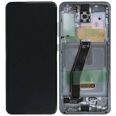 Samsung Galaxy S20 G980 Lcd Ekran Dokunmatik Gri Servis Gh82-22131a - 1