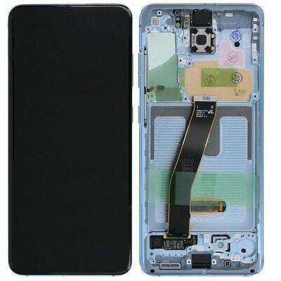 Samsung Galaxy S20 G980 Lcd Ekran Dokunmatik Mavi Servis Gh82-22131d - 1