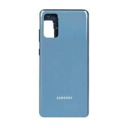 Samsung Galaxy S20 Plus G985 Kasa Kapak Mavi Çıtalı - 1