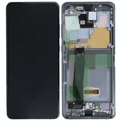 Samsung Galaxy S20 Ultra G988 Lcd Ekran Dokunmatik Gri Servis Gh82-22327b - 1