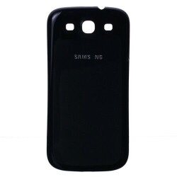 Samsung Galaxy S3 i9300 Arka Kapak Siyah - 1