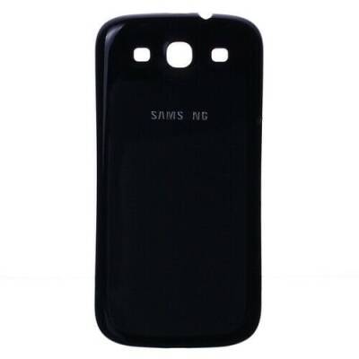 Samsung Galaxy S3 i9300 Arka Kapak Siyah - 1