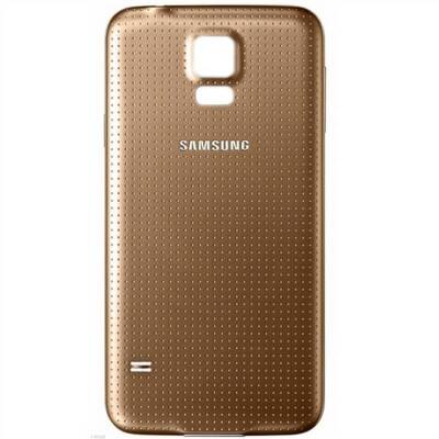 Samsung Galaxy S5 G900 Arka Kapak Gold - 1