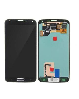 Samsung Galaxy S5 G900 Lcd Ekran Dokunmatik Siyah Revizyonlu - 1