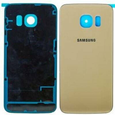 Samsung Galaxy S6 Edge G925 Arka Kapak Gold - 1