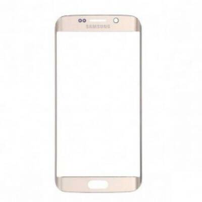 Samsung Galaxy S6 Edge G925 Dokunmatik Touch Gold Çıtasız - 1