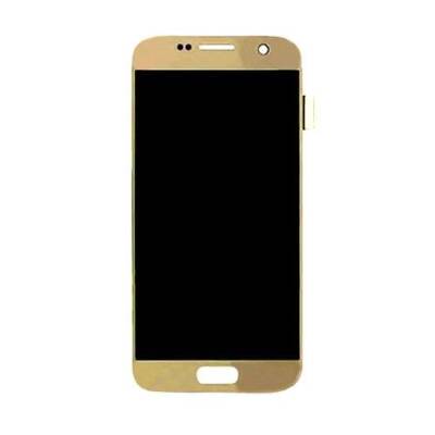 Samsung Galaxy S7 G930 Lcd Ekran Dokunmatik Gold Servis GH97-18523C - 1