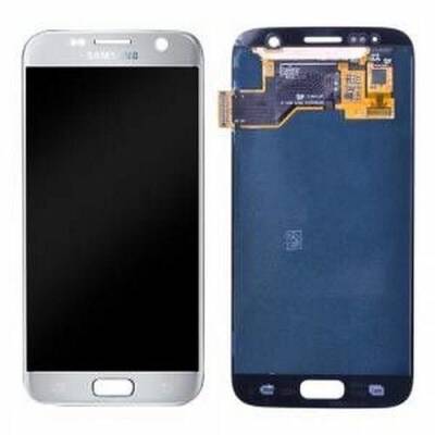 Samsung Galaxy S7 G930 Lcd Ekran Dokunmatik Gümüş Servis GH97-18523B - 1