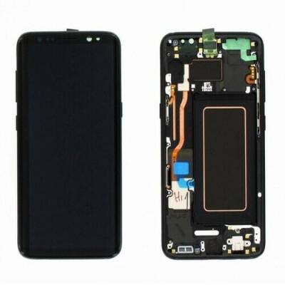 Samsung Galaxy S8 G950 Lcd Ekran Dokunmatik Siyah Servis GH97-20473A - 1