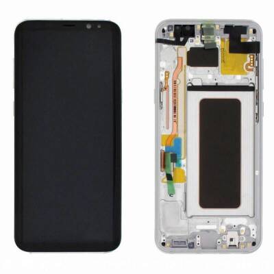 Samsung Galaxy S8 Plus G955 Lcd Ekran Dokunmatik Siyah Servis GH97-20564A - 1