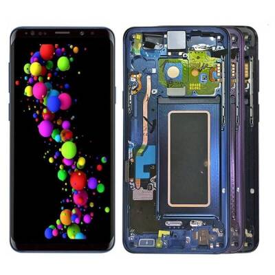 Samsung Galaxy S9 G960 Lcd Ekran Dokunmatik Gri Servis GH97-21697C - 1